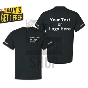 Camiseta Texto Personalizado, Texto Personalizado, Añade Tu Propio Texto, Parte Frontal Trasera y Mangas - Imagen 1 de 15