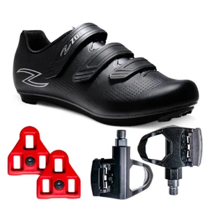 Zol Fondo Road Cycling Shoes With Road Delta Pedals and Cleats - Picture 1 of 4