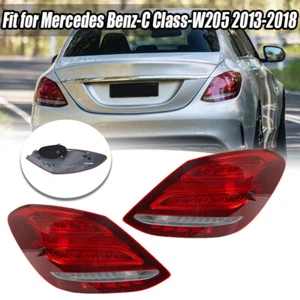 Luz trasera izquierda derecha para Mercedes-Benz W205 2015~2018 sedán luz trasera LED - Imagen 1 de 11