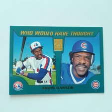 2001 Topps Traded Who Would Have Thought #WWHT8 Andre Dawson