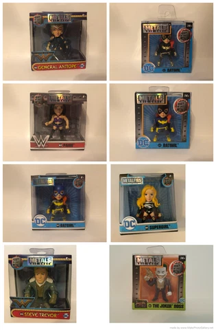 Nano Metals Die Cast DC Avengers Batgirl Supergirl Cyborg & More 2" Figures NEW Cover