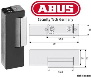 ABUS Elektrischer Türöffner mit Fallenjustierung, universell 8-14V ET50 - Picture 1 of 3