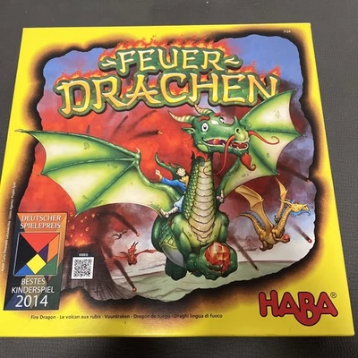 HABA Feuer Drachen Brettspiel Vollständig 7124 Neuwertig Top Zustand - Bild 1 von 3
