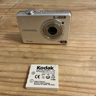 Kodak EasyShare C763 Digital Camera 7.1 MP with Battery (No Charger). - Image 1 of 4