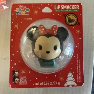 Disney Lip Smacker Holiday Tsum Tsum Minnie Mouse Punch Flavor Lip Balm .26 oz - Picture 1 of 3