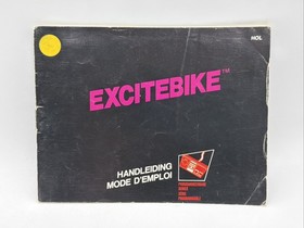 Notice Manuel Originale -Nintendo Nes - Excitebike - VERSION FRA/HOL - REF 01