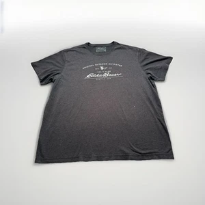 Eddie Bauer Tshirt Mens XL Gray Graphic  Outdoor Short Sleeve Casual (194) - Picture 1 of 8