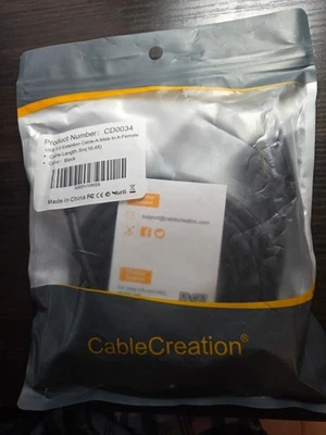 Cable de extensión USB 940 CableCreation activo (largo 16,4 pies), USB 3,0 NUEVO Foto 1 de 4