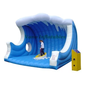 16ft Mechanical Robo Surfer Inflatable Surf Machine Surfing Simulator 5m Wide - Picture 1 of 4
