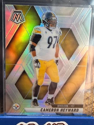 2025 Panini Mosaic Cameron Heyward Silver Prizm **Pittsburgh Steelers ** - Image 1 of 2
