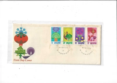 Singapur Año 1972 Festival Día Nacional FDC Foto 1 de 2