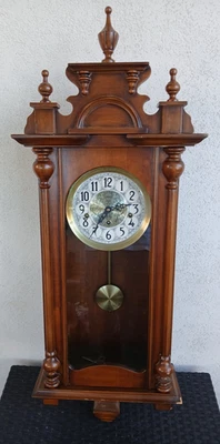 Orologio a Pendolo Sondor da Muro Parete in Legno Vintage - Immagine 1 di 4
