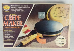 Vintage NEW Nordic Ware Electric Crepe Maker #85006 Heavy Cast Aluminum OPEN BOX - Picture 1 of 6