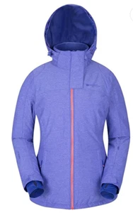 NEW Mountain Warehouse Womens Ski Jacket Coat Glade Purple Textured ALL SIZES - Picture 1 of 5