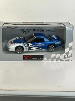 1:18 Scale Diecast UT Models 1999 Corvette Pace Car, Daytona, Blue - Image 1 of 4