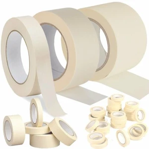 MAKING TAPE WHITE 25MM 50MM X 50M LOW TACK GENERAL PURPOSE DECORATING - Picture 1 of 9