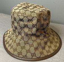 Gucci Reversible Bucket Hat M Bob Double Bac Unisex Size M (58 cm)