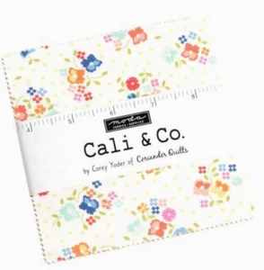 CALI & CO 3 Charm Packs Moda QUILT Fabric Corey Yoder calico Cottage 29190PP - Picture 1 of 20