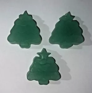 Christmas Holiday soap bar set (3) hat, bell or reindeer nice stocking stuff - Picture 1 of 20