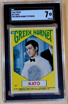 1966 Green Hornet Kato Bruce Lee SGC 7 RC Rookie Goat Pop 1 None Higher! - Image 1 of 2