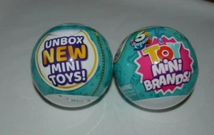 ZURU 5 SURPRISE TOY MINI BRANDS ! - TWO BALLS ( 2 ) BALLS FREE SHIPPING !! - Picture 1 of 3