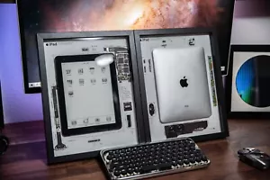 Disassembled iPad Art With Frame, Disassemble Art, Framed iPad 1 Teardown Art - Picture 1 of 10