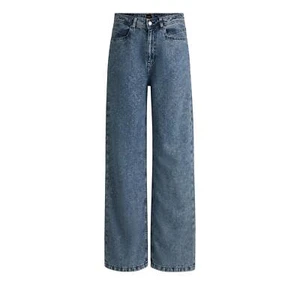 BOSS Jeans Mujer De Pierna Ancha Con Decoraciones En Cristal 50520936 Color Azul - Imagen 1 de 2