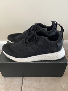 Adidas NMD R2 Core Black Size 10.5 - Picture 1 of 5