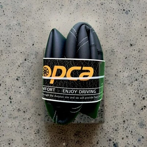 Cubierta de Volante de Cuero Toopca, Cubierta de Volante de Coche Antideslizante Negra - Imagen 1 de 3