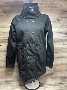 Avalanche Double Button Black Jacket Sz Small - Picture 1 of 5