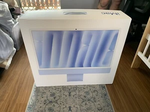 iMac 24” 8 Core 2024 (BOX ONLY) Including All Inserts And Manual - Photo 1/6