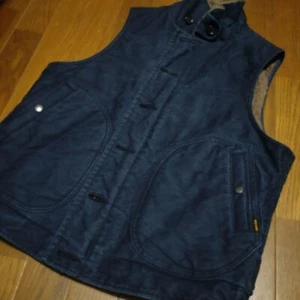Iron Heart Ihv-35 N-1 Vest Navy Blue Mens Fleece Small From Japan - Picture 1 of 15