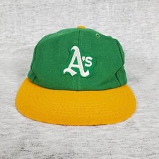 Vintage RARE Oakland Athletics A's Fitted Wool Baseball Hat Size M MLB