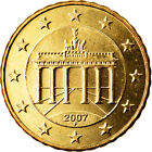 [#792683] Federale Duitse Republiek, 10 Euro Cent, 2007, Stuttgart, UNC-, Tin, K