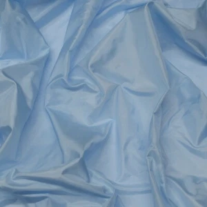 Baby Blue Tissue Taffeta Silk, 100% Silk Fabric By The Yard, 44" Wide (TS-7304) - Picture 1 of 3