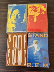 REM cassettes 2x live & 2 singles 1991 borderline London AKA Bingo Hand Job - Picture 1 of 7