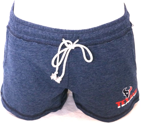 NEW Houston Texans NFL Draw String Athletic Sweat Shorts Blue Women's M Cover