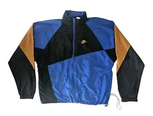 NIKE 90s COLOR BLOCK Chaqueta Cortavientos con Capucha Nylon Para Hombre Talla GRANDE - Imagen 1 de 11