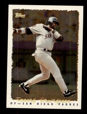 1995 TOPPS CYBERSTATS #228 TONY GWYNN SAN DIEGO PADRES HOF - Image 1 of 2