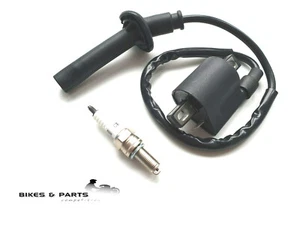 ZÜNDKERZENSTECKER ZÜNDSPULE ZÜNDKERZE FÜR MZ 125 SM SX RT MODELLE ab Bj 2000 NEU - Bild 1 von 1