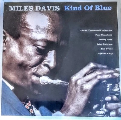 MILES DAVIS KIND OF BLUE - 180-GRAM BLUE VINYL LP " NEW, SEALED " - Image 1 of 2