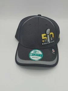 New Era 9Forty NFL Participation Super Bowl 50 Adjustable Cap Hat Grey - Picture 1 of 5