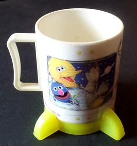 Vintage JIM HENSON PRODUCTIONS "SESAME STREET" PETER PAN INC. Plastic Rocket Cup - Bild 1 von 6