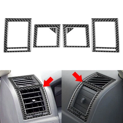 Cubierta de salida de ventilación de aire lateral del tablero de instrumentos para Chrysler 300 300C 2005-2010 Foto 1 de 4