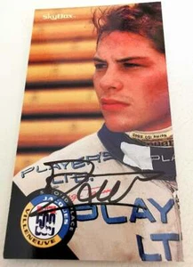 F1, Formula 1 JACQUES VILLENEUVE signed SKYBOX INDY TRADING card  1 - Picture 1 of 3