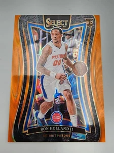 Ron Holland II 2024-25 Panini Select Mezzanine Level Orange Ice Prizm #350 RC - Picture 1 of 3