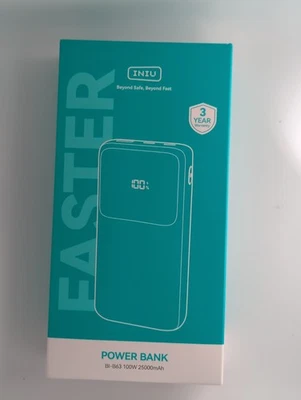 Banco de Alimentación INIU, 25000mAh 100W USB C Cargador Portátil PD QC Carga Rápida Foto 1 de 4