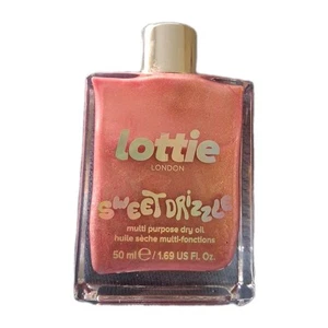 LOTTIE LONDON Sweet Drizzle Olio Corpo 1,69 fl oz "Pink Shimmer" SPR021 RADIANCE!! - Foto 1 di 3