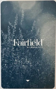 Fairfield Inn by Marriott Blue Gray Design Hotel Room KEY CARD - Picture 1 of 2