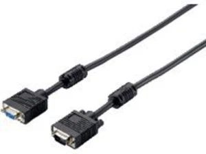 5x equip VGA Verlängerungskabel 3+7 HDB15, AWG30, 20m, schwarz - Bild 1 von 1
